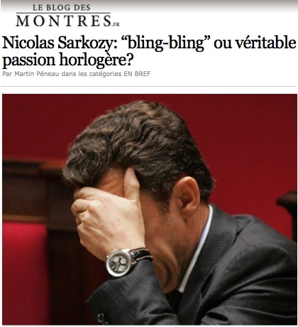 Où sont passées les montres de Sarkozy ?